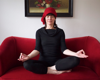 Insa Werner in der Meditation beim Yin Yoga