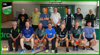 Von links:Thorsten,Olli, Holger, Thomas, Marc, Johnny, Jusuf - unten: Ingo, Michael, Heinrich, Dirk, Martin, Rolf und Stephen