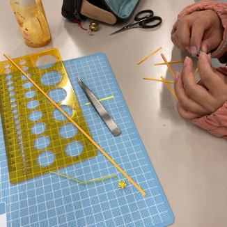 Ｍちゃん作業中。お見せできるのは、ここまで！