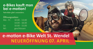 Wir wollen mit euch unsere neue e-Bike Welt eröffnen!