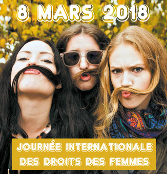 Jeudi 8 mars 2018 - Journée internationale des droits des femmes