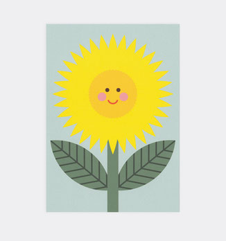 Postkarte Kind Hund . Julia Matzke . Illustration . Bilder für Kinder