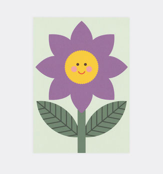 Postkarte Weihnachtsbaum . Julia Matzke . Illustration . Bilder für Kinder