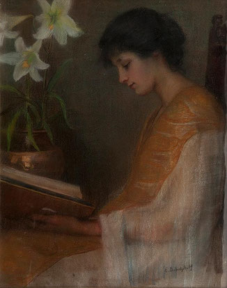 ꧁ Emily Bobovnikoff, La Lecture, non daté ꧂