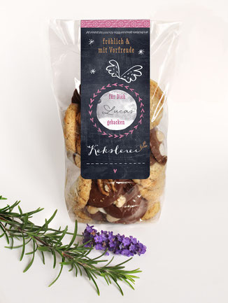 Etiketten kekslerei, tafel
