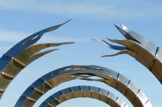 The Impact memorial sculpture