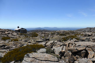A skier's hut on Ben Lomond