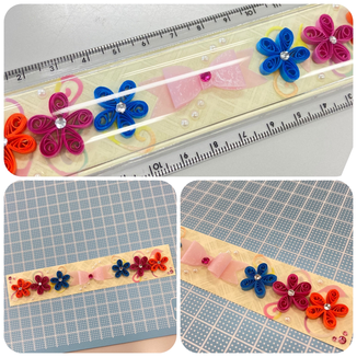 Jちゃん作:「お花の定規」