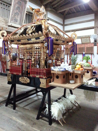 田間神社　神輿