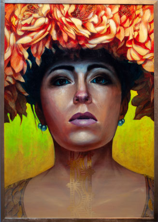 "Sirin". Canvas, acrylic. 70X100 cm. 14.02.2025.