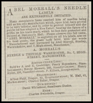 The Ashton Weekly Reporter - Saturday 18 April 1863