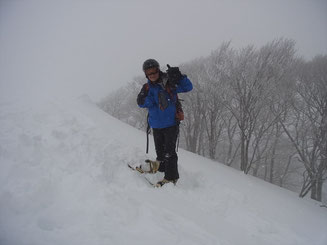 前大日山頂にてＳ水さん