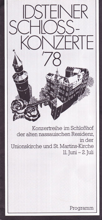 Idsteiner Schlosskonzerte 1978