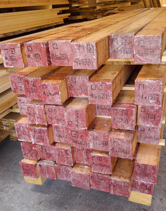 ベイヒバの現地挽き