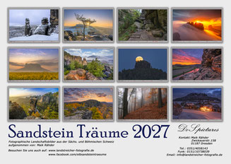 Foto Wand Kalender Elbsandsteingebirge 2027
