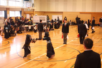 剣道の試合の様子