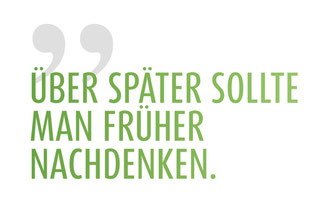 Zitat Christian Lüth, ibras GmbH: "Über später sollte man früher nachdenken."