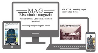 © MAG Eisenbahnmagazin im MAG Lifestylemagazin