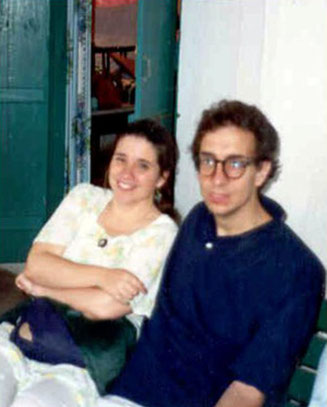 India : Jane with her late husband Bob ( cropped photo )