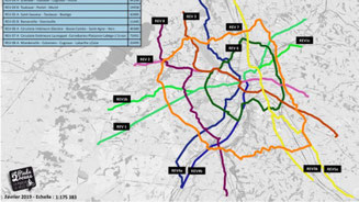 Pour 2 Pieds-2 Roues, 8 lignes d'un "Réseau Express Vélos" permettraient 350 000 déplacements par jour