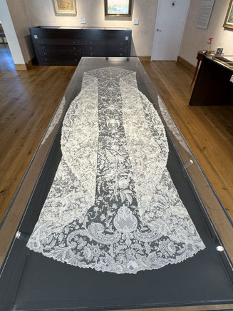 Spitzenschleier im Spitzen-Museum auf Burano 