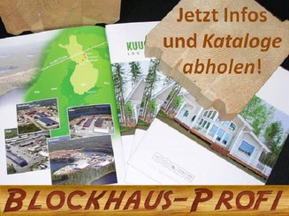 Exklusive individuelle Blockhäuser aus Finnland zum Wohnen in Mecklenburg-Vorpommern - Holzhäuser in Blockbauweise - Blockhaus bauen - Katalog - Mecklenburgische Seenplatte - Hauskauf