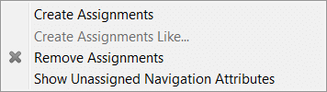 Show Unassigned Navigation Attributes