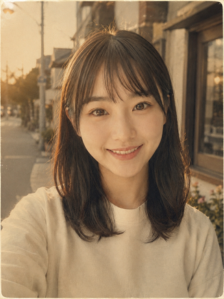 チャットGPT画像生成　レトロ写真風