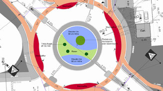 Plan der Stadt Ludwigsburg