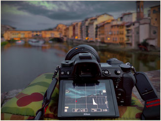 Ponte Vecchio von der Ponte Santa Trinita aus