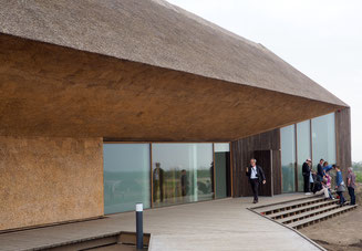 Der Eingang zum neuen Wattenmeercenter in Vester Vedsted bei Ribe. Foto: C. Schumann, 2017