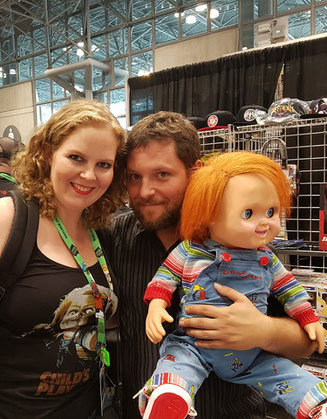 With Alex Vincent at New York Comic Con