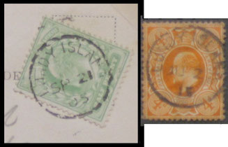 Lundy Island Cancels of 1905 and 1915