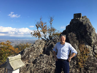 　　　　　　　　　　武蔵国二ノ宮・金鑚神社奥宮にて