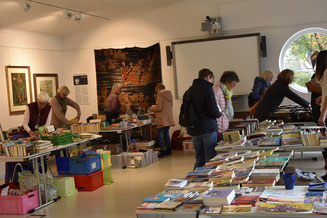 Dümmer-Museum, Impression vom Bücherflohmarkt im letzten Jahr