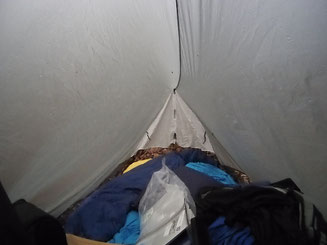 Das Zelt Tarptent ProTrail von innen