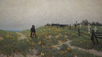 Bild: Paul Müller-Kaempff, Der alte Schifferfriedhof von 1893