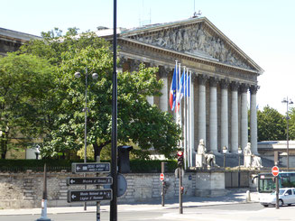 Bild: Die Nationalversammlung in Paris