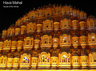 Bild: Hava Mahal in Jaipur, Rajasthan