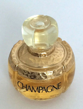 1) CHAMPAGNE - PETITE MINIATURE EAU DE TOILETTE 4 ML, PRESENTEE SEULE