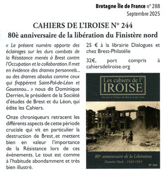 Bretagne Île de France n° 288, septembre 2025