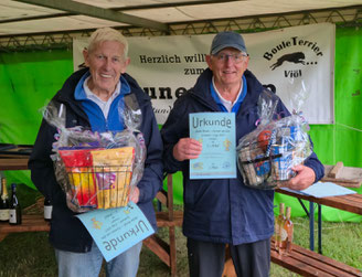 Sieger Grunert-Cup 2025 - C-Pokal - Otto Hansen + Manfred Habenicht