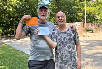 2 x Platz 1 Manfred Lebrecht + Hinrich Kählert