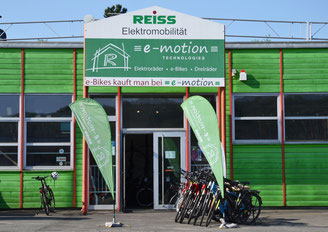 Die e-motion e-Bike Welt in Würzburg