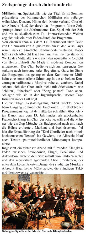 Quelle: "Stimmgabel", das Infoblatt des UMCV