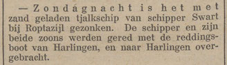  Nieuwsblad van Friesland 1-11- 1911