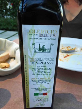 Gutes Gardasee Olivenöl aus Brenzone