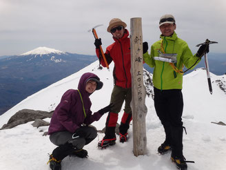 乗鞍剣ヶ峰3026m　後は行けなかった御嶽