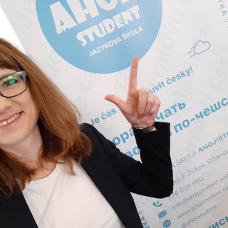 Ing. Ekaterina Zvereva, zakladatelka a ředitelka jazykové školy českého jazyka v Praze "Ahoj!Student"