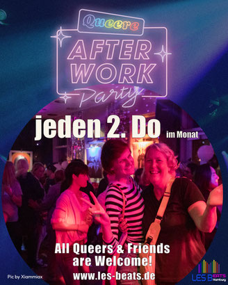 Queere After Work Party jeden 2. Do im Monat im Cascadas